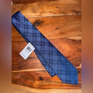 Michael Kors Indigo Burke Check Tie